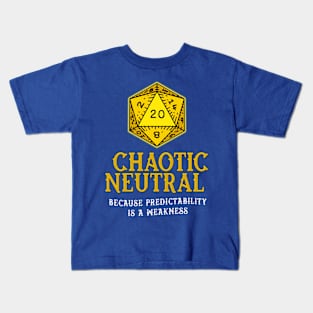 Chaotic Neutral Quote Kids T-Shirt
